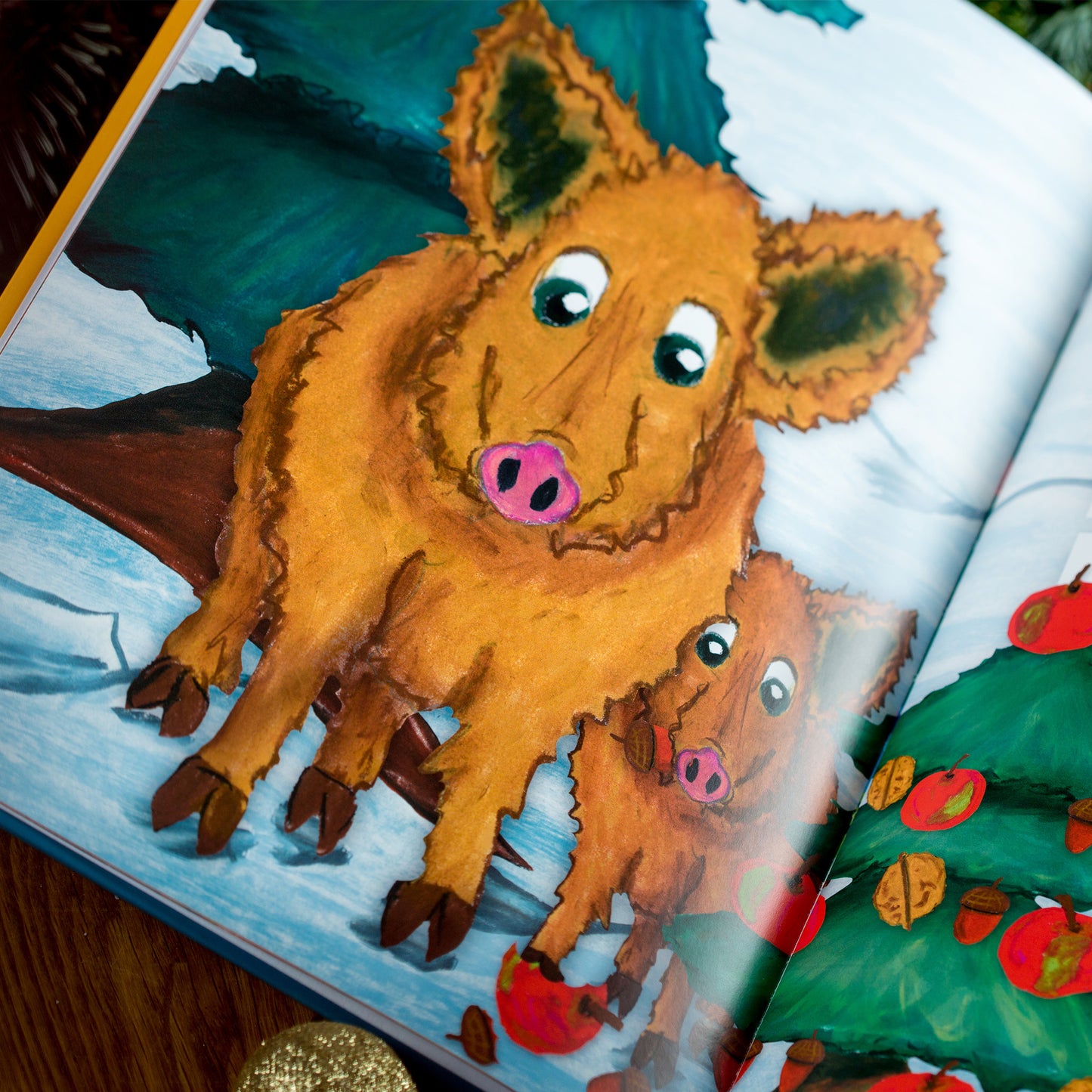 „Weihnachten bringt Glück für alle auf besondere Art“ Hardcover-Variante