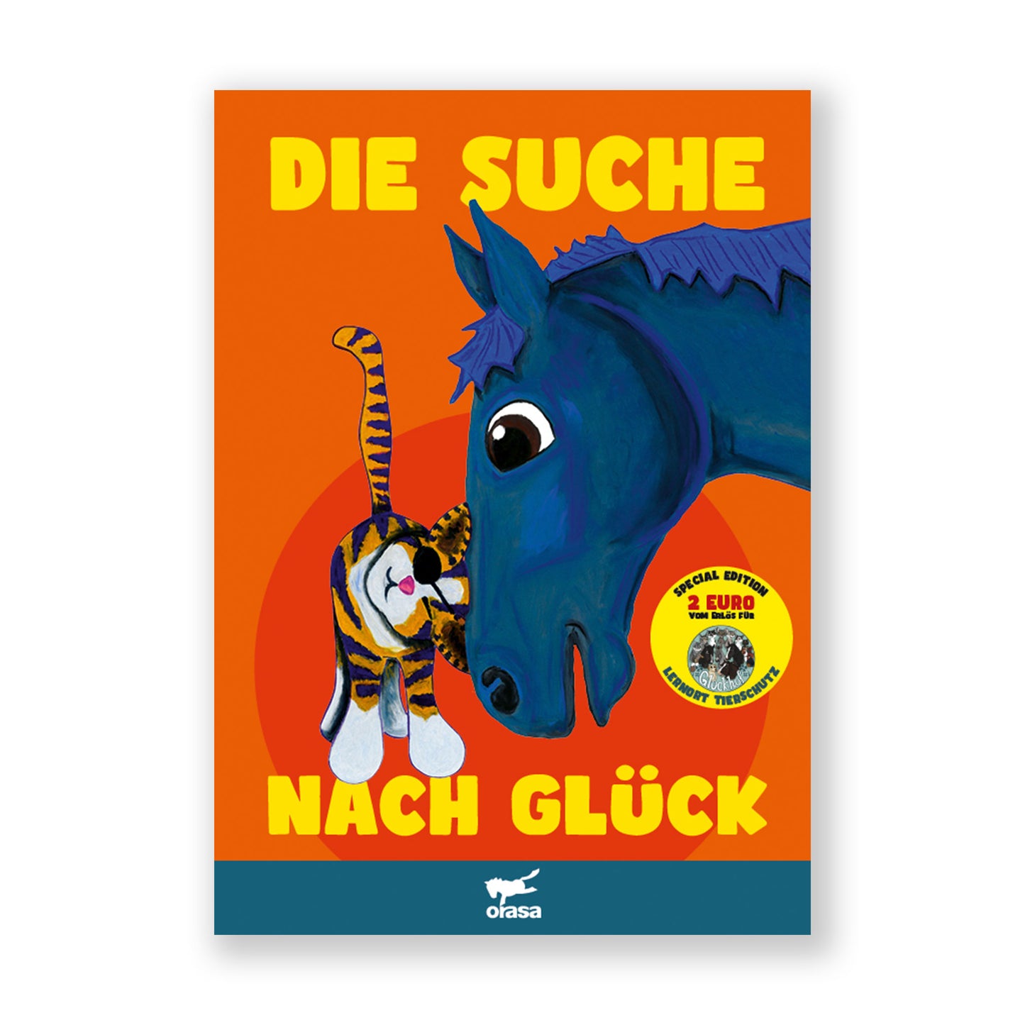 Die Suche nach Glück "Tierschutz Special Edition" – Kinderbuch über Glück, Gemeinschaft & Tiere | Pferd Zotti & Freunde | Handgezeichnet | Hardcover