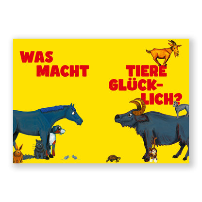 Die Suche nach Glück "Tierschutz Special Edition" – Kinderbuch über Glück, Gemeinschaft & Tiere | Pferd Zotti & Freunde | Handgezeichnet | Hardcover